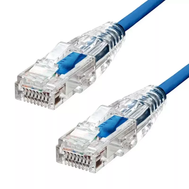 Ethernet-Kabel ProXtend Ultra schlank CAT6 RJ-45 5M Blau