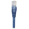 Intellinet Netzwerk-Patchkabel, Cat5e, 0,5 m, Blau, CCA, U/UTP, PVC, RJ45, vergoldete Kontakte, rastnasenschutz, Knickschutz, lebenslange Garantie