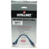 Intellinet Netzwerk-Patchkabel, Cat5e, 0,5 m, Blau, CCA, U/UTP, PVC, RJ45, vergoldete Kontakte, rastnasenschutz, Knickschutz, lebenslange Garantie