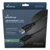 USB-A-auf-USB-A-Kabel MediaRange MRCS241 USB 3.2 Gen 1 (5 Gbit/s) 5 m Schwarz