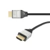 j5create JDC52 Ultra HD 4K HDMI™-Kabel, Schwarz und Grau, 2 m