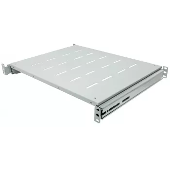 Intellinet 19 Zoll Einschubfach, 1HE, für 600 bis 800 mm tiefe Schränke & Racks, Fachbodentiefe 350 mm, Grau