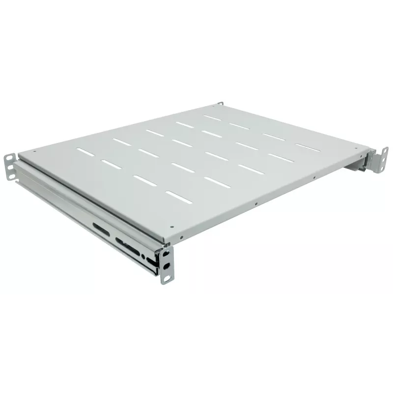 Intellinet 19 Zoll Einschubfach, 1HE, für 600 bis 800 mm tiefe Schränke & Racks, Fachbodentiefe 350 mm, Grau