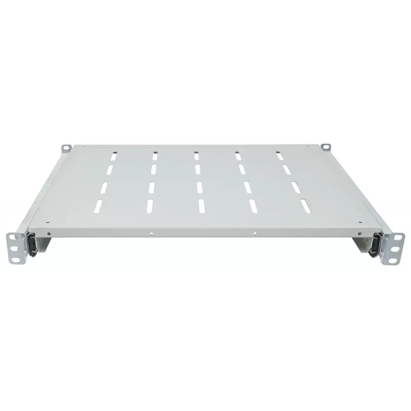 Intellinet 19 Zoll Einschubfach, 1HE, für 600 bis 800 mm tiefe Schränke & Racks, Fachbodentiefe 350 mm, Grau