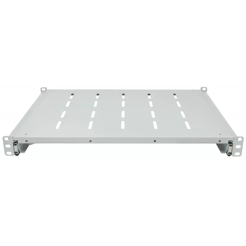 Intellinet 19 Zoll Einschubfach, 1HE, für 600 bis 800 mm tiefe Schränke & Racks, Fachbodentiefe 350 mm, Grau