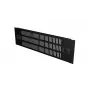 Lanview RAB405BL Belüftete Blindplatte — Stahl, schwarz, 482×88×15 mm (Rack-Zubehör)