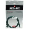 Intellinet Netzwerk-Patchkabel, Cat5e, 2 m, Grün, CCA, U/UTP, PVC, RJ45, vergoldete Kontakte, Knickschutz, angespritzt, lebenslange Garantie