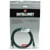 Intellinet Netzwerk-Patchkabel, Cat5e, 5m, Grün, CCA, U/UTP, PVC, RJ45, vergoldete Kontakte, rastnasenschutz, Knickschutztülle, lebenslange Garantie