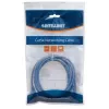 Intellinet Netzwerk-Patchkabel, Cat5e, 3 m, Blau, CCA, U/UTP, PVC, RJ45, vergoldete Kontakte, rastnasenlos, Knickschutz, lebenslange Garantie