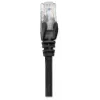 Intellinet Netzwerk-Patchkabel, Cat6, 5m, Schwarz, CCA, U/UTP, PVC, RJ45, vergoldete Kontakte, rastnasenfrei, angespritzte Tülle, lebenslange Garantie