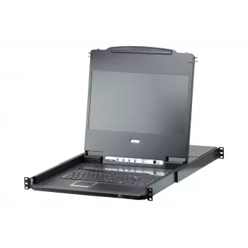 ATEN 8-Port 43,2 cm (17,3 Zoll) DVI Full HD LCD KVM-Switch (USB), 43,9 cm (17,3 inch), 1920 x 1080 Pixel, LCD, 250 cd/m², 800:1, 170°