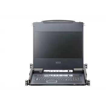 ATEN 8-Port 43,2 cm (17,3 Zoll) DVI Full HD LCD KVM-Switch (USB), 43,9 cm (17,3 inch), 1920 x 1080 Pixel, LCD, 250 cd/m², 800:1, 170°