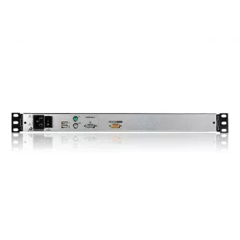ATEN 19 Zoll LCD Konsole (USB - PS/2 VGA) mit USB-Peripherieanschluss (Dual Rail)