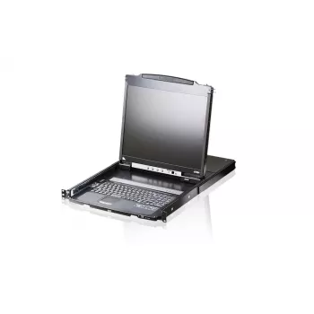 ATEN CL5800N Rack-Konsole 48,3 cm (19 Zoll) 1280 x 1024 Pixel Metall Schwarz 1U