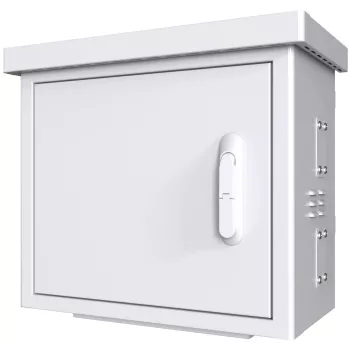 Rackschrank Lanview RCCTV002 0U, IP66, 600×300×550 mm, 40 kg, weiß
