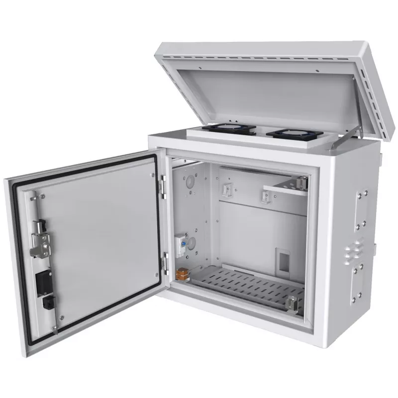 Rackschrank Lanview RCCTV002 0U, IP66, 600×300×550 mm, 40 kg, weiß