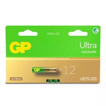 Einwegbatterie alkalisch GP GP24AU AAA 44,5 mm Höhe 11,5 g zylindrisch Lagerlebensdauer 10 Jahre IEC 60086-2:2021 zertifiziert