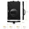 Cover eSTUFF AUSTIN Defender Case für Microsoft Surface Pro 7+/7/6/5/4 Schwarz