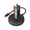 Sandberg USB3.2 Cloner Dock für NVMe M.2 SSD, Schwarz, 20 Gbit/s