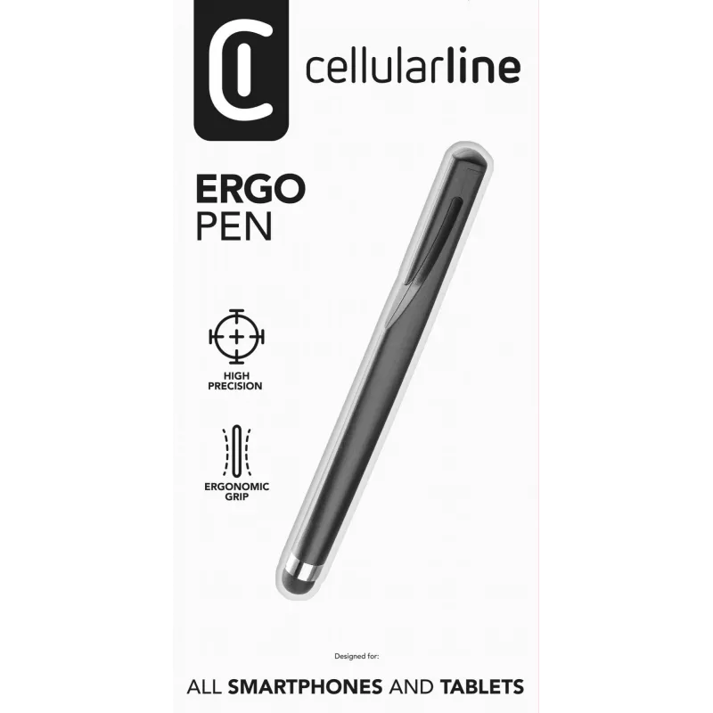Cellularline Ergo Pen - Universal-Touchscreen-Eingabestift mit ergonomischem Griff