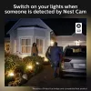 Smarte Außenwandleuchte Philips Hue White Welcome Floodlight, 20,5 W LED, 220–240 V Eingang, 24 V Leuchtmittel, schwarz, 160×220×153 mm