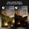 Smarte Außenwandleuchte Philips Hue White Welcome Floodlight, 20,5 W LED, 220–240 V Eingang, 24 V Leuchtmittel, schwarz, 160×220×153 mm