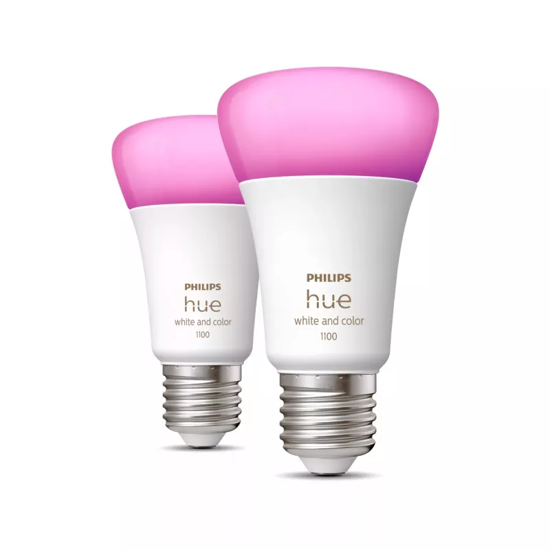 Philips Hue White and colour ambience A60 – E27 smart bulb – 1100 (2er-Pack)