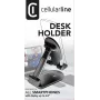 Cellularline Desk Holder - Universal für Smartphones und Tablets Faltbarer Tischständer für Smartphones und Tablets