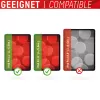 Displex Tablet Glass (9H) für Apple iPad Pro 11'' (1./2./3./4. Gen.)/Air (4./5. Gen.), Eco Montagerahmen, unzerbrechlich, ultraflach, unsichtbar