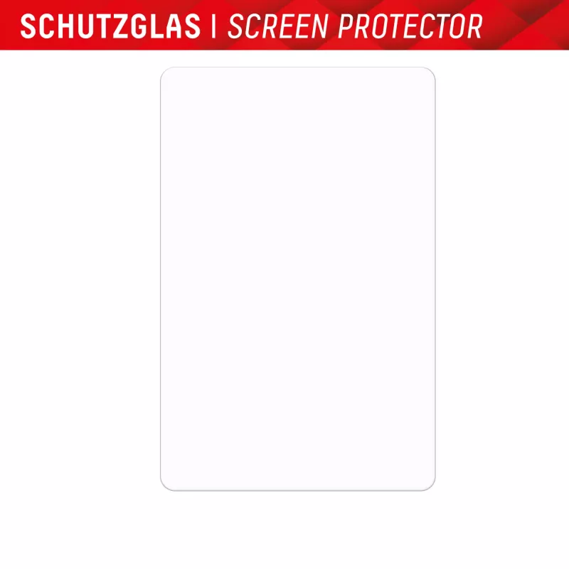 Displex Tablet Glass (9H) für Samsung Galaxy Tab S7/S8/S9/S9 FE/S10 FE/S10 Lite, Eco Montagerahmen, unzerbrechlich