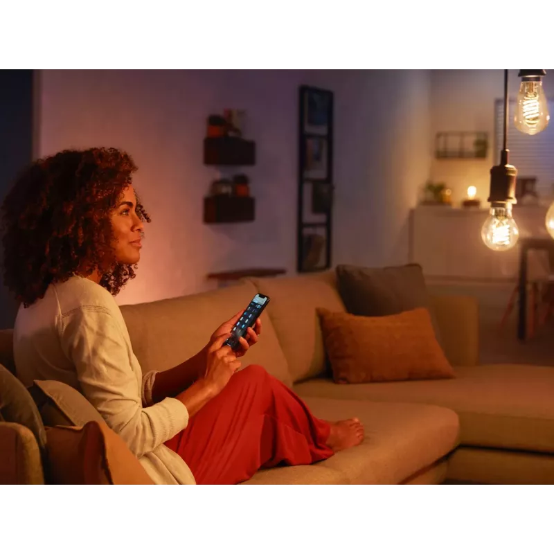 Philips Hue A60 – E27 smarte Lampe, Smarte Lampe, Bluetooth/Zigbee, Weiß, LED, E27, A60