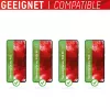 Displex Smart Glass (9H) für Samsung Galaxy A52/A52(s) 5G/A53 5G, Montageaufkleber, unzerbrechlich, ultradünn, unsichtbar