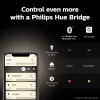 Smarte Glühbirne Philips ST64 Edison E27 Bluetooth/Zigbee, 7 W, transparent, 60×135 mm