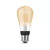 Smarte Glühbirne Philips ST64 Edison E27 Bluetooth/Zigbee, 7 W, transparent, 60×135 mm