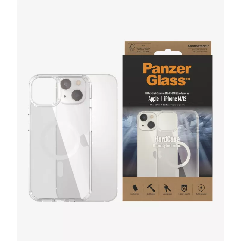 PanzerGlass HardCase MagSafe Transparent Handyhülle 15.5 cm (6.1 Zoll) Cover