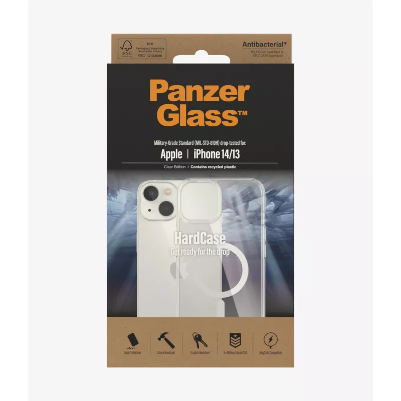 PanzerGlass HardCase MagSafe Transparent Handyhülle 15.5 cm (6.1 Zoll) Cover