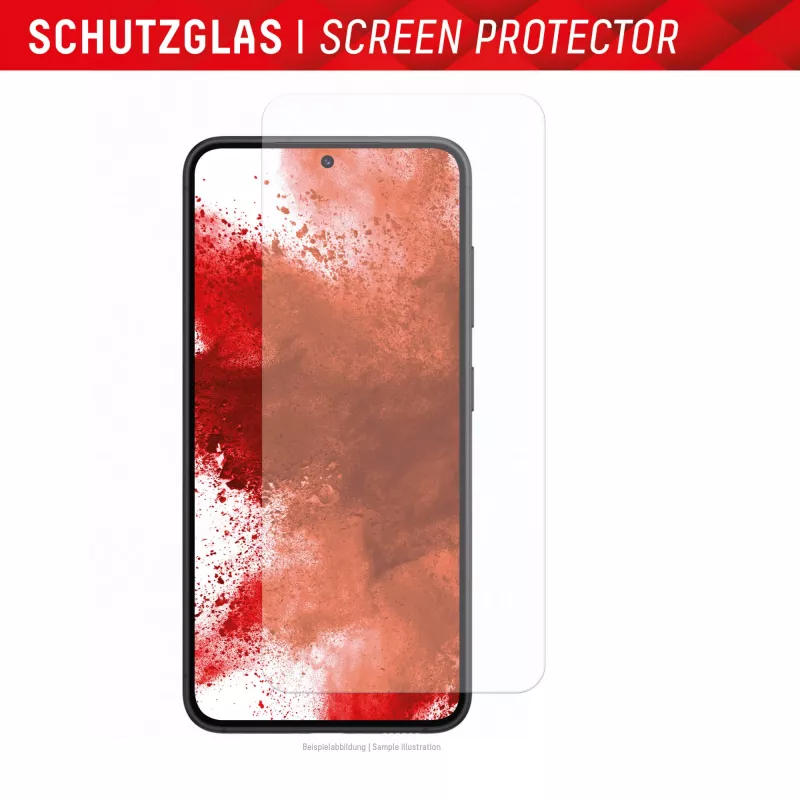 Displex Displayschutzfolie (10H) für Samsung Galaxy S22/S23, Eco-Montagerahmen, kratzfest