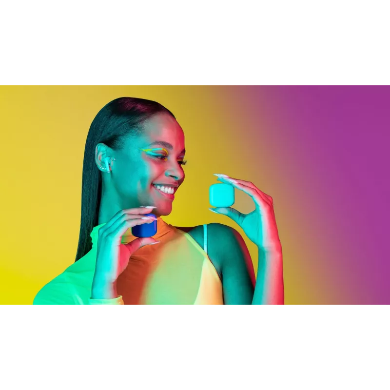 Music Sound SWAG Wireless Earphones – Kabellose Bluetooth Kopfhörer, Kapselform, Türkis