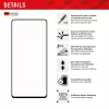 Displex Full Cover Screen Protector (10H) für Samsung Galaxy A54 5G, Eco-Montagerahmen, Full Cover
