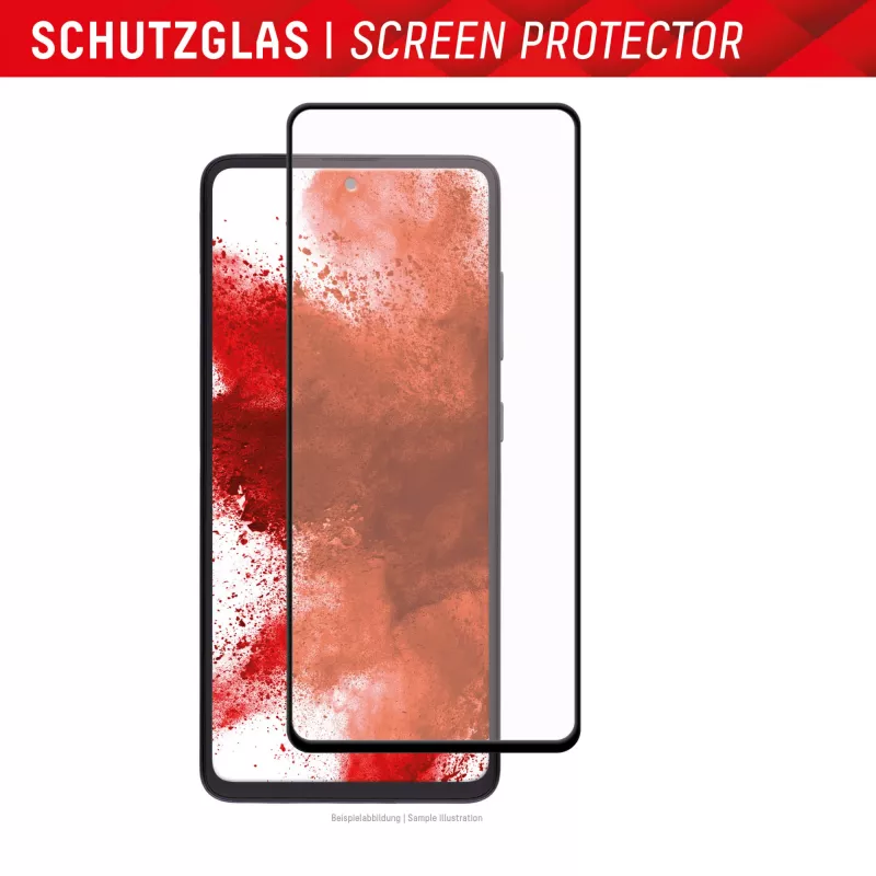 Displex Full Cover Screen Protector (10H) für Samsung Galaxy A54 5G, Eco-Montagerahmen, Full Cover