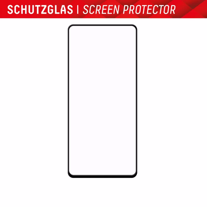 Displex Full Cover Screen Protector (10H) für Samsung Galaxy A54 5G, Eco-Montagerahmen, Full Cover