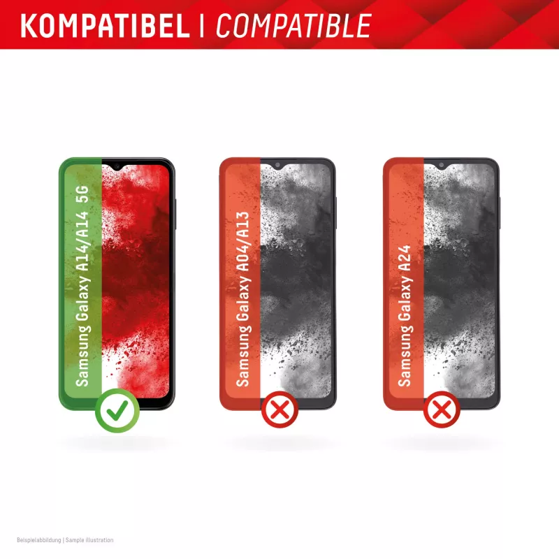 Displex Smart Glass (9H) für Samsung Galaxy A34 5G, Montageaufkleber, unzerbrechlich, ultradünn, unsichtbar
