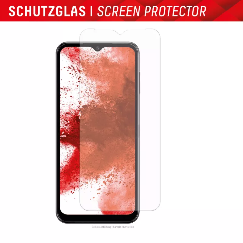 Displex Smart Glass (9H) für Samsung Galaxy A34 5G, Montageaufkleber, unzerbrechlich, ultradünn, unsichtbar