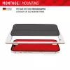 Displex Privacy Screen Protector (10H) für Apple iPhone 15/15 Pro, Eco-Montagerahmen, Privacy Filter