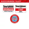 Displex Privacy Screen Protector (10H) für Apple iPhone 15/15 Pro, Eco-Montagerahmen, Privacy Filter