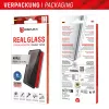 Displex Privacy Screen Protector (10H) für Apple iPhone 15/15 Pro, Eco-Montagerahmen, Privacy Filter