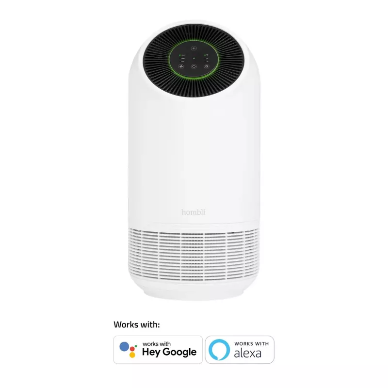 Luftreiniger Hombli Smart Air Purifier von Avanca International BV, Geräuschpegel 30 dB, erhältlich in Weiß und Schwarz