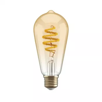 Intelligente Glühbirne Hombli HBEB-0212 Wi‑Fi 5,5 W, gold, Energieeffizienzklasse A–G, Ø61×142 mm