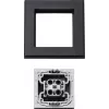 Abdeckung für elektrischen Schalter Homematic IP 156171A0, grau, 86×86×16 mm