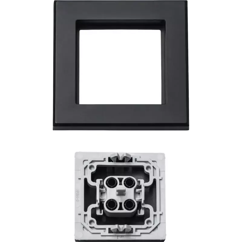 Abdeckung für elektrischen Schalter Homematic IP 156171A0, grau, 86×86×16 mm
